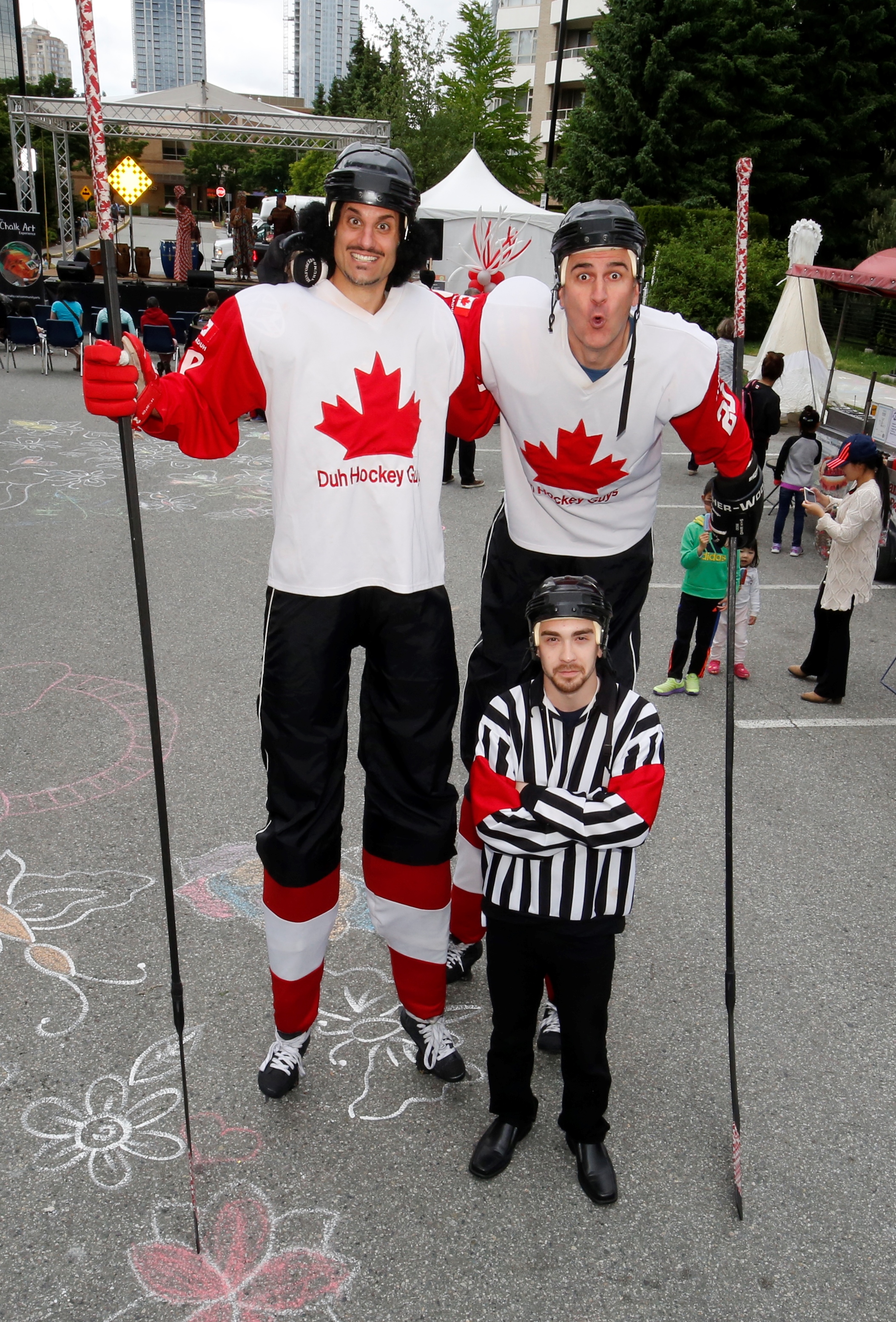 Stilt-Walkers